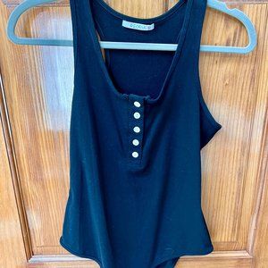 Black Bodysuit Tank Top